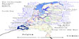 Kaart Nederland met Charterhavens